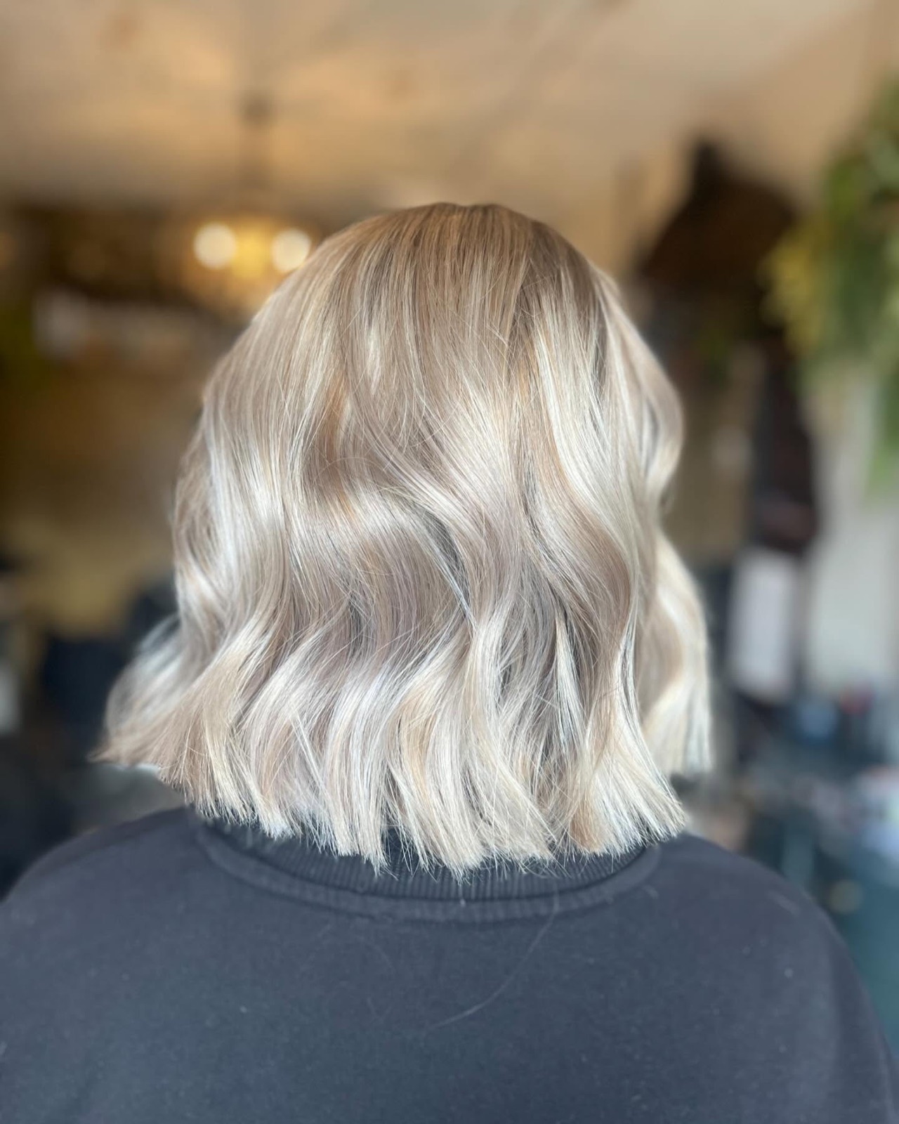 Blonde balayage colour work by Meraki