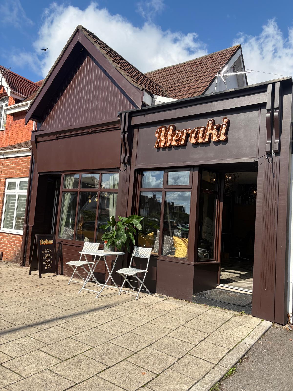 Meraki Bespoke Hair Boutique storefront on Glanmor Road, Uplands